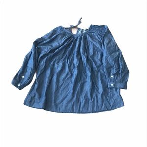 🔴 Madewell Chambray Top Medium